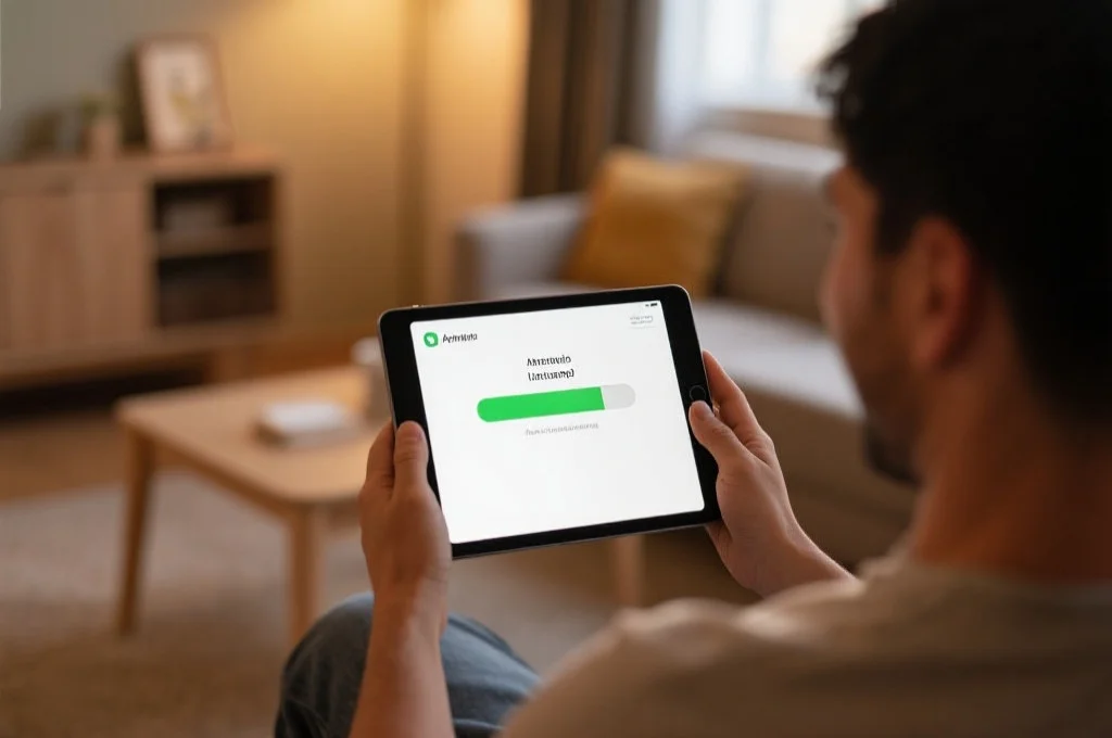 应用安装进度演示